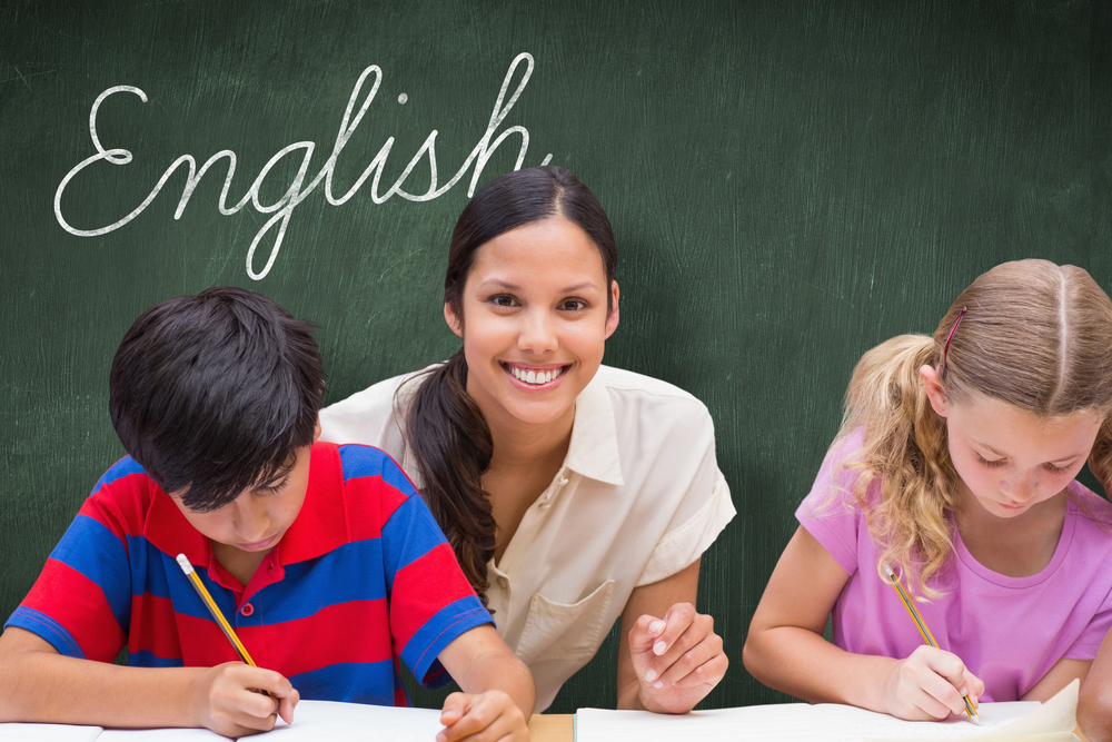 a Englisch lernen mit Muttersprachlern